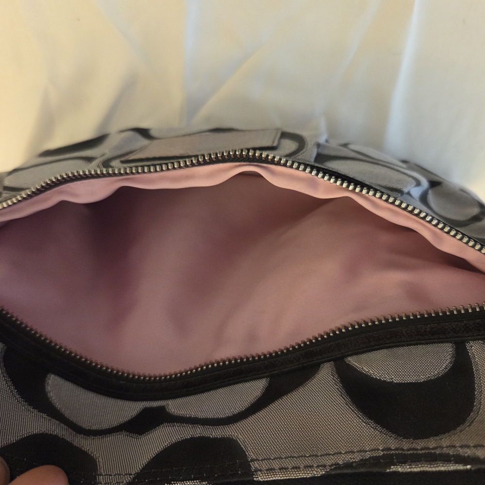 Coach Black and Gray Shoulder Bag - Picture 7 of 11